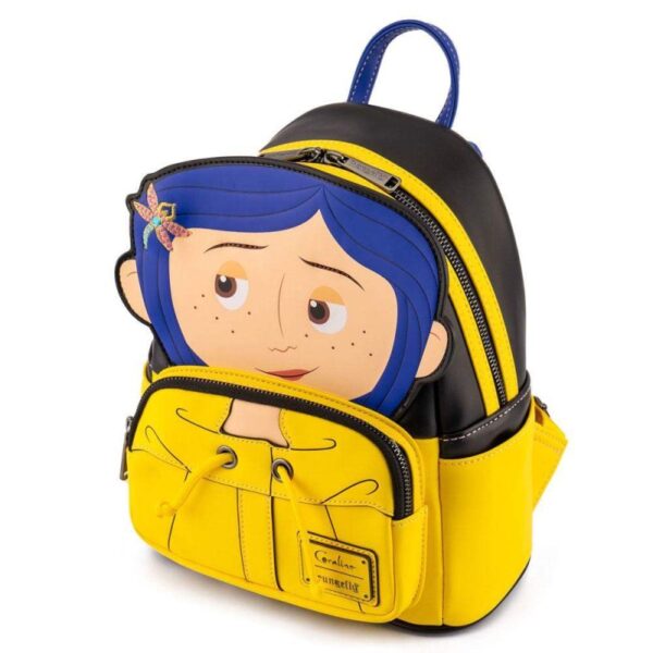Coraline seljakott Loungeflylt — Laika Coraline Rain Coat Cosplay