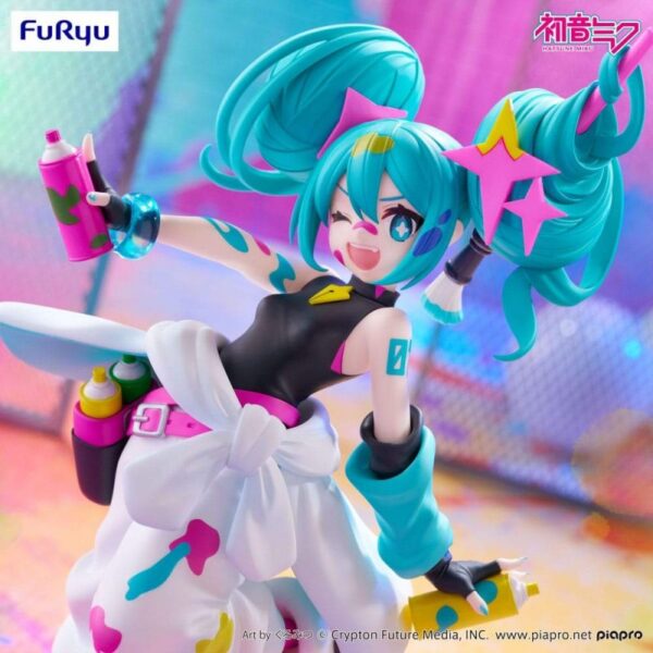 Фигурка Hatsune Miku из серии Trio-Try-iT — Miku Paint Girl, 19 см