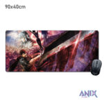 Mousepad 90x40 cm, Guts, Berserk