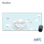 Mousepad 90x40 cm, Cinnamoroll, Sanrio