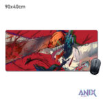 Mousepad 90x40 cm, Chainsaw Man