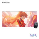 Hiirematt 90x40 cm, Asuka, Evangelion