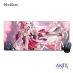 Hiirematt 90x40 cm, Yae Miko, Genshin Impact