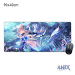 Mousepad 90x40 cm, Sangonomiya Kokomi, Genshin Impact