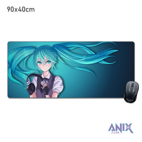 Коврик для мыши 90x40 см, Hatsune Miku, Vocaloid