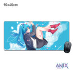 Коврик для мыши 90x40 см, Hatsune Miku, Vocaloid
