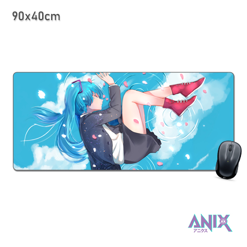 Коврик для мыши 90x40 см, Hatsune Miku, Vocaloid