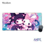 Mousepad 90x40 cm, Kuromi & My Melody, Sanrio