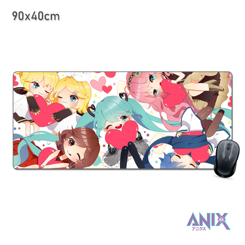 Коврик для мыши 90x40 см, Hatsune Miku & Vocaloids