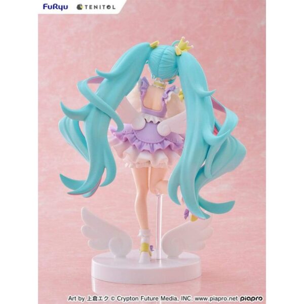 ChatGPT said: Фигурка Hatsune Miku из серии Tenitol — Принцесса Yumekawa, фиолетовая версия, 21 см