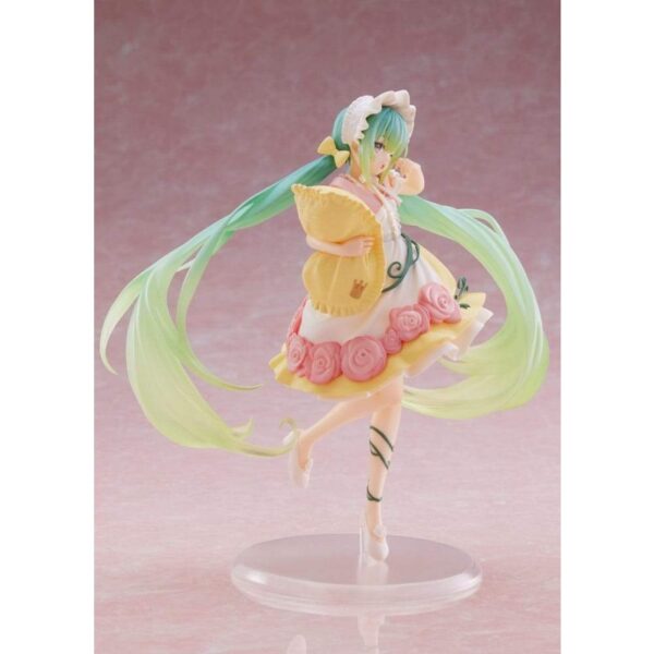 Hatsune Miku PVC Figuur — Wonderland Figure, Uinuv Kaunitar, kordusväljaanne, 18 cm