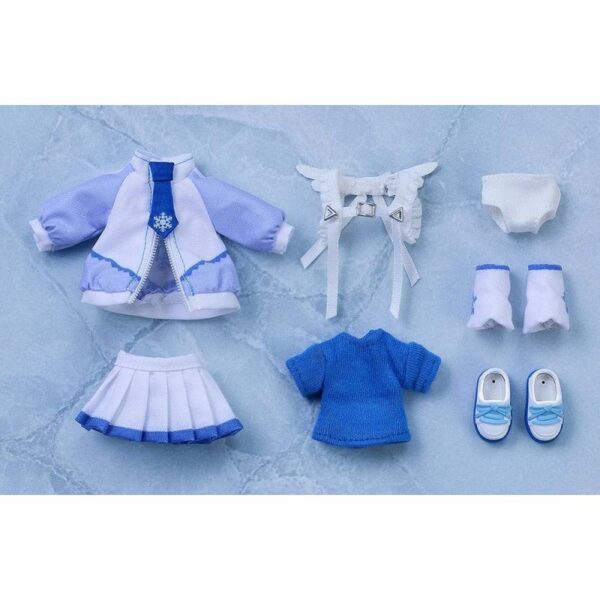 Character Vocal Series 01: Hatsune Miku Nendoroid Doll liigutatav Figuur — Snow Miku: Yukiiro Pop versioon, 14 cm