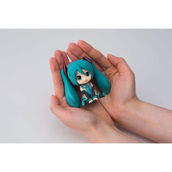 Character Vocal Series 01: Hatsune Miku Piapro Characters Rubber Mascot Nendroid Plus Mini Figure Hatsune Miku 8 cm