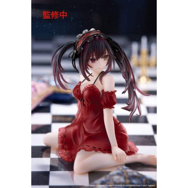 Фигурка Date A Live V из ПВХ — Desktop Cute, Куруми Токисаки в ночной одежде, версия Renewal, 13 см