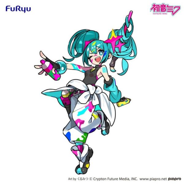 Фигурка Hatsune Miku из серии Trio-Try-iT — Miku Paint Girl, 19 см