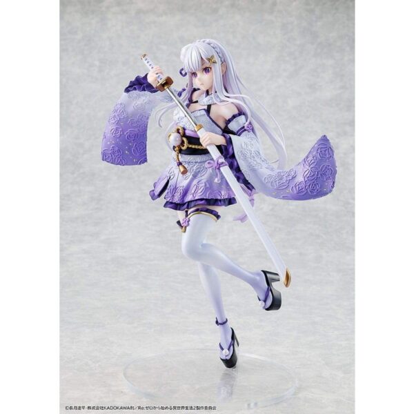 Re:ZERO -Starting Life in Another World- PVC Statue 1/7 Emilia Combat Outfit ver. 24 cm