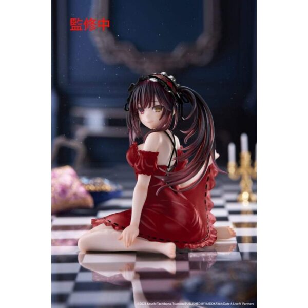 Фигурка Date A Live V из ПВХ — Desktop Cute, Куруми Токисаки в ночной одежде, версия Renewal, 13 см