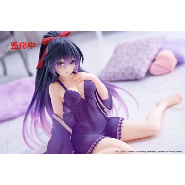 Date A Live V PVC Statue Desktop Cute Figure Tohka Yatogami Nightwear Ver. Renewal 13 cm