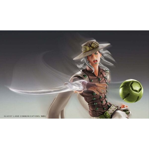 JoJo's Bizarre Adventure Part7 Steel Ball Run Super Action Action Figure Chozokado Gyro Zeppeli Third 16 cm