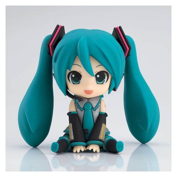 Character Vocal Series 01: Hatsune Miku Piapro Characters Rubber Mascot Nendroid Plus Mini Figure Hatsune Miku 8 cm