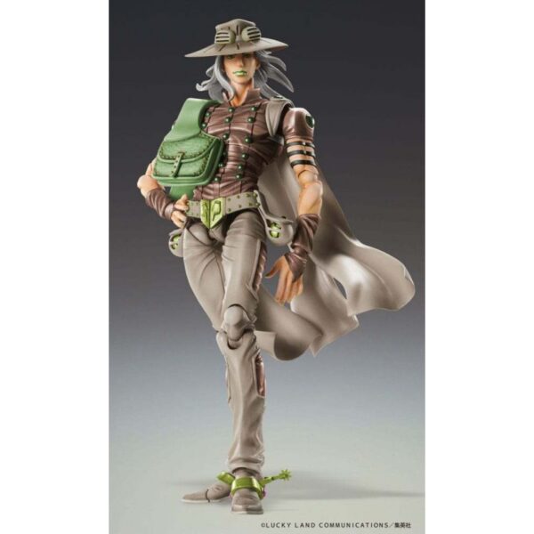 JoJo's Bizarre Adventure Part7 Steel Ball Run Super Action Action Figure Chozokado Gyro Zeppeli Third 16 cm
