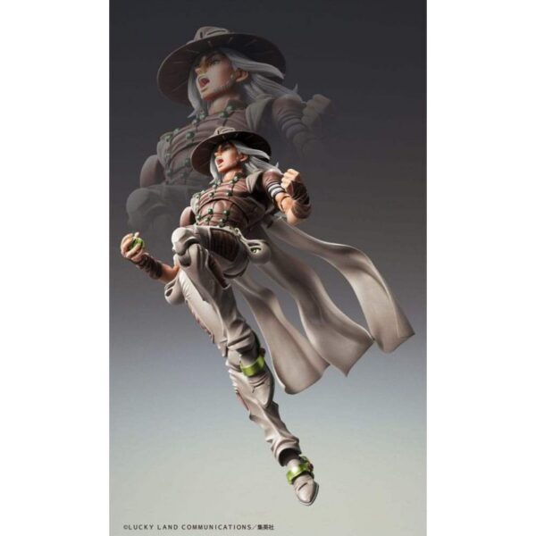 JoJo's Bizarre Adventure Part7 Steel Ball Run Super Action Action Figure Chozokado Gyro Zeppeli Third 16 cm