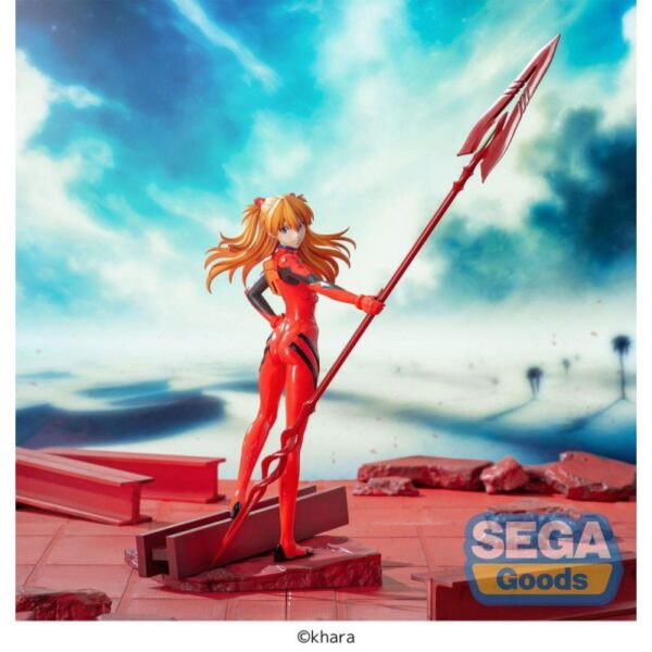 Evangelion: 3.0+1.0 Thrice Upon a Time Luminasta PVC Statue Asuka Shikinami Langley x Spear of Longinus 20 cm