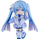 Character Vocal Series 01: Hatsune Miku Nendoroid Doll liigutatav Figuur — Snow Miku: Yukiiro Pop versioon, 14 cm