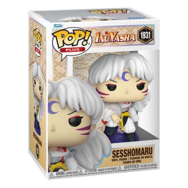 Inuyasha POP! Plus Animation Vinüülfiguur — Sesshomaru (istuv), 9 cm