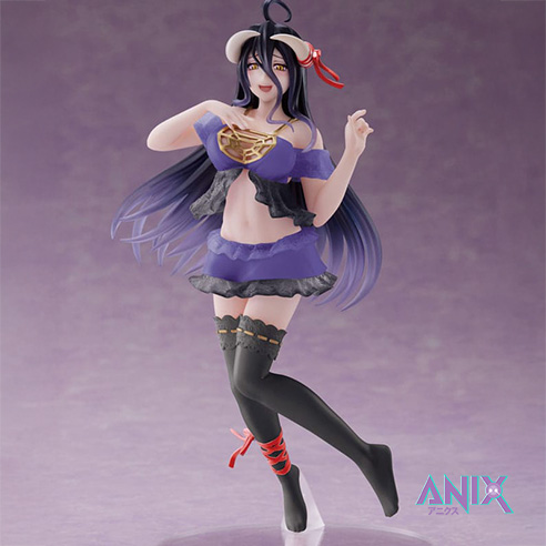 Overlord IV Coreful PVC Figuur — Albedo, ööriiete versioon, 18 cm