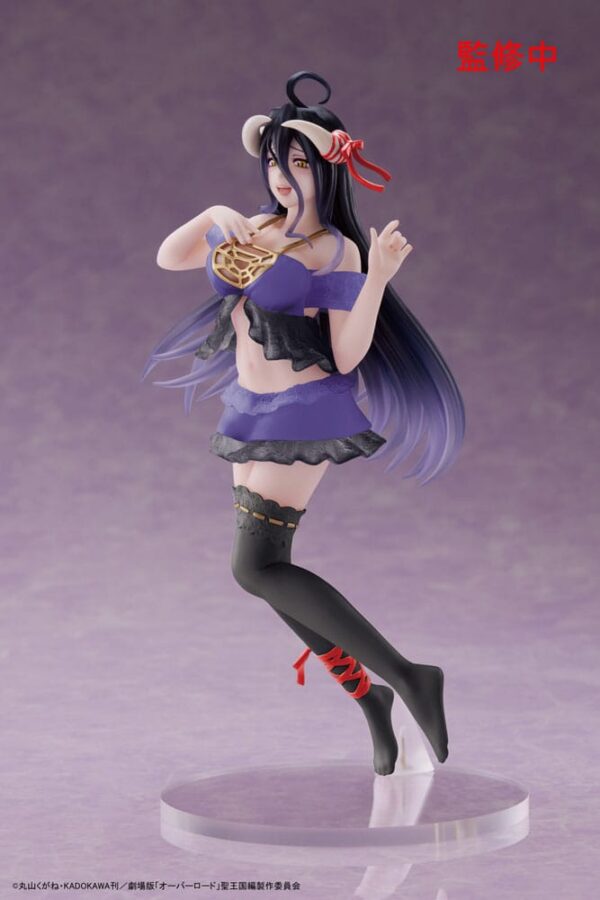 Overlord IV Coreful PVC Figuur — Albedo, ööriiete versioon, 18 cm