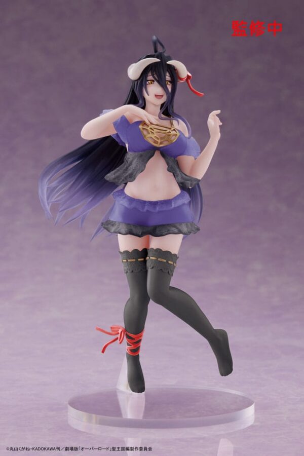 Overlord IV Coreful PVC Figuur — Albedo, ööriiete versioon, 18 cm