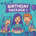 Birthday Package 1, up to 12 guests