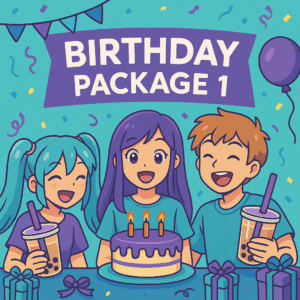 Birthday Package 1, up to 12 guests