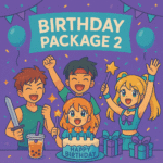 Birthday Package 2, up to 12 guests