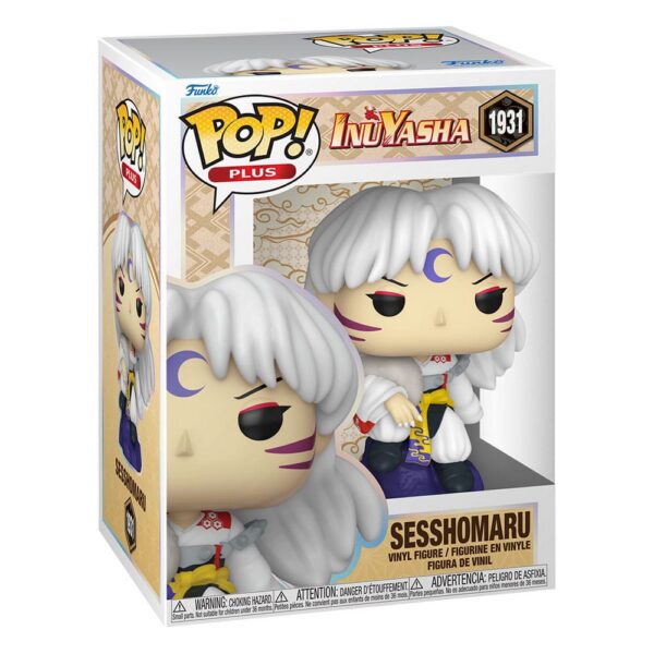 Inuyasha POP! Plus animatsiooniline Vinüülfiguur — Sesshomaru (istuv), 9 cm