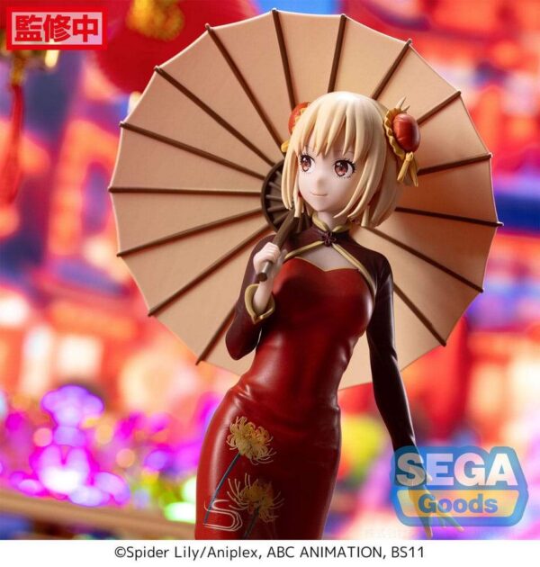 Фигурка Lycoris Recoil Luminasta из ПВХ — Chisato Nishikigi в китайском стиле, 19 см