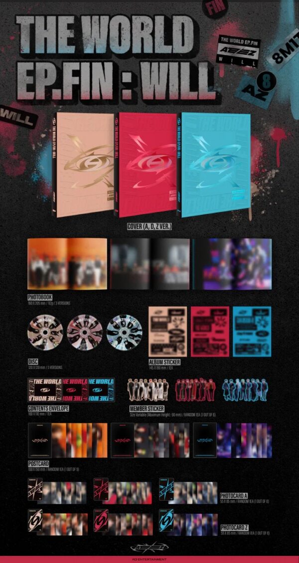 ATEEZ - THE WORLD EP.FIN : WILL 2nd Album (Random)