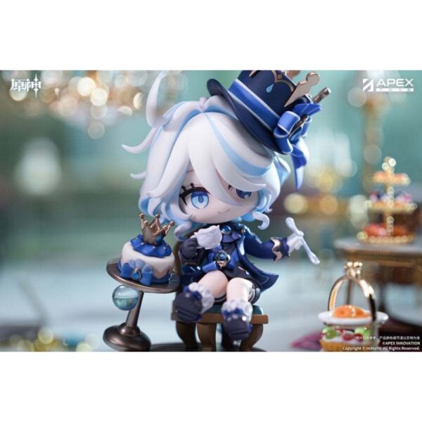 Genshin Impact PVC Statue Furina Amai Gogo no Sanbika Chibi Chara Ver. 13 cm