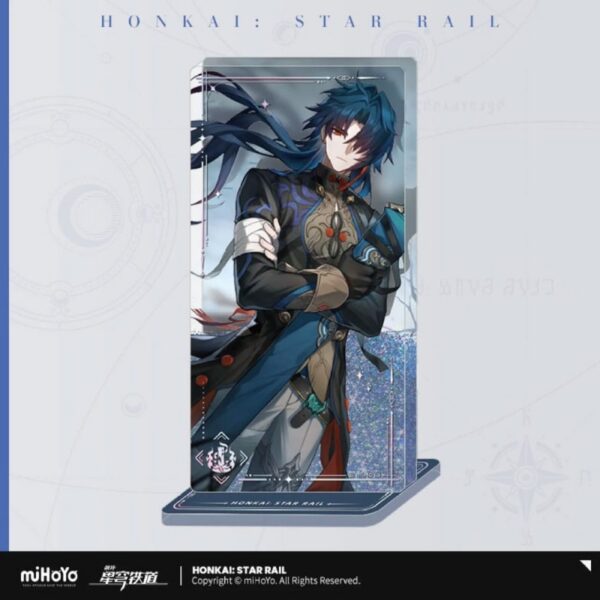 Акриловый декоративный элемент Honkai: Star Rail Light Cone с блёстками — Blade "The Unreachable Side", 15 см