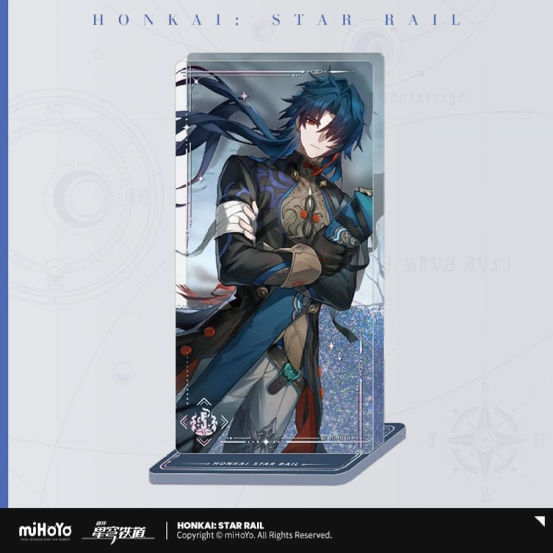 Акриловый декоративный элемент Honkai: Star Rail Light Cone с блёстками — Blade "The Unreachable Side", 15 см