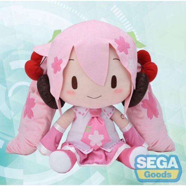 Плюшевая фигура Character Vocal Series 01: Hatsune Miku Fuwa Petit — Sakura Miku, Dodeka Jumbo, 50 см