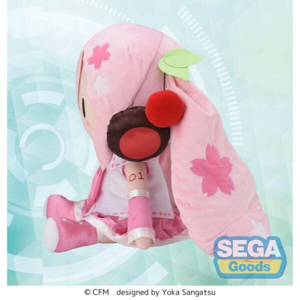 Плюшевая фигура Character Vocal Series 01: Hatsune Miku Fuwa Petit — Sakura Miku, Dodeka Jumbo, 50 см