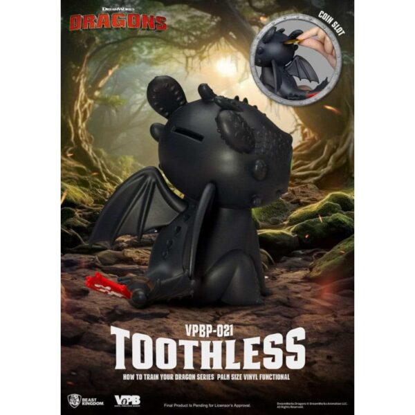 Rahakassa "How to Train Your Dragon" — Toothless, 12 cm