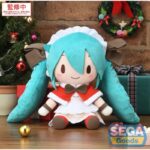 Мягкая игрушка Character Vocal Series 01: Hatsune Miku Fuwa Petit — Hatsune Miku, рождественская версия 2025, размер M, 22 см