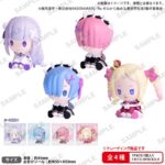 Фигурки-талисманы Re:Zero Starting Life in Another World Petatto Clockworks PVC Mascot Box, 4 см, ассортимент из 6 штук
