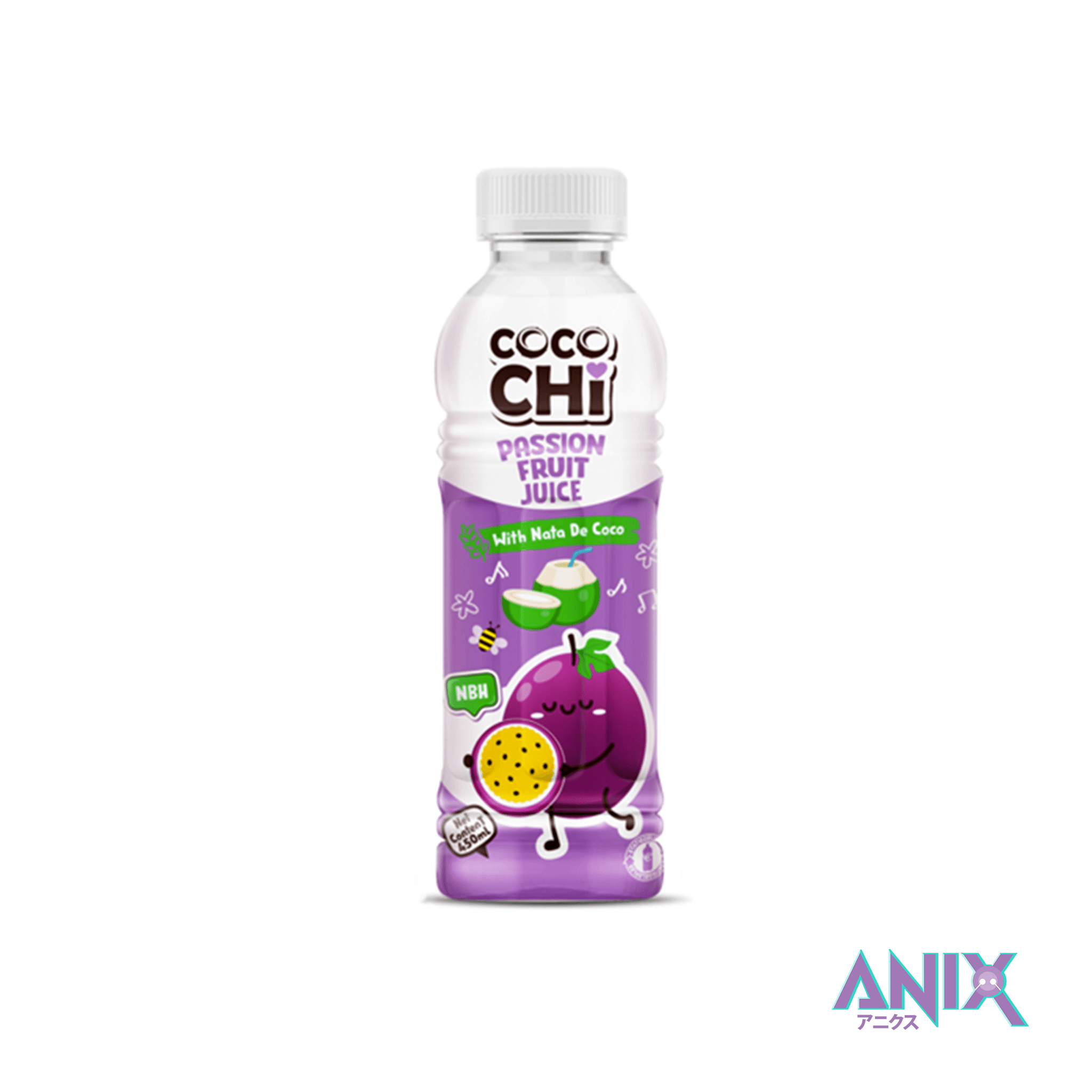 Сок со вкусом маракуйи Cocochi Nata de Coco, 450мл