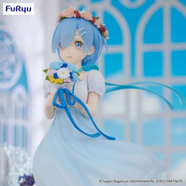 Re:Zero Starting Life in Another World Trio-Try-iT PVC Figuur — Rem, pruutneitsi, 21 cm