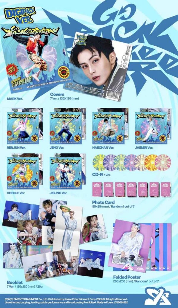 NCT DREAM — GO BACK TO THE FUTURE 5th Album Digipack (Random)
