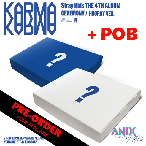 STRAY KIDS — KARMA 4th Album (Случайный) + Aladin POB. Предзаказ до 24.08.25